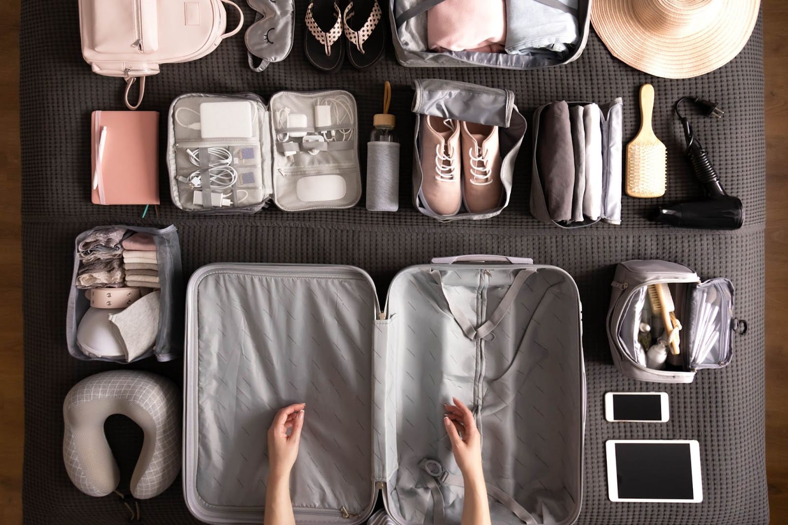 Efficient packing techniques for vapes and travel gear