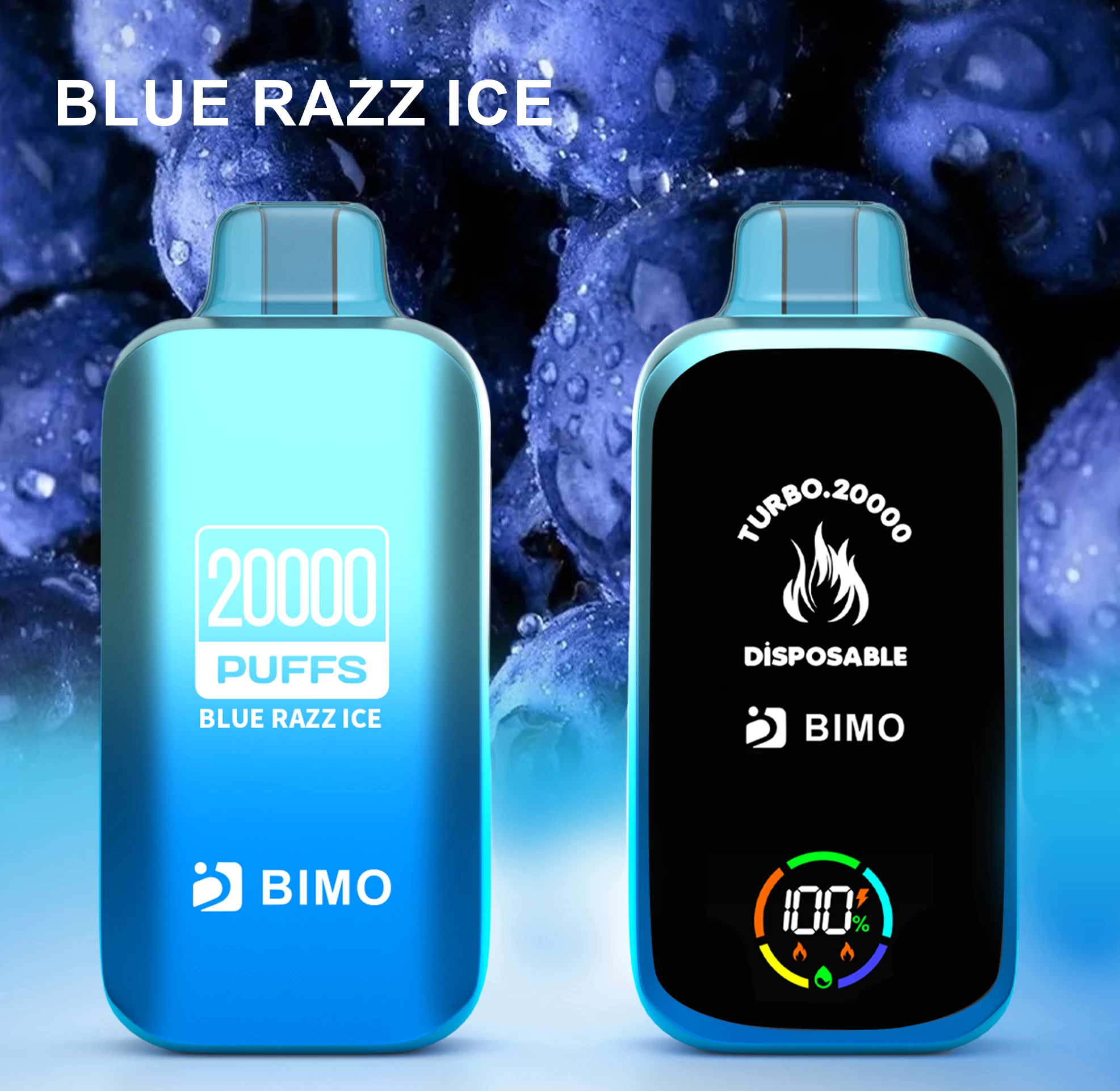 BIMO Turbo 20000 Puffs Rechargeable (1) BIMO Turbo 20000 Puffs Rechargeable Disposable Vape Pen - Image 1