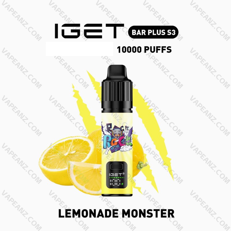 Lemon Master IGET BAR PLUS S3 KIT - Lemonade Monster - Image 1