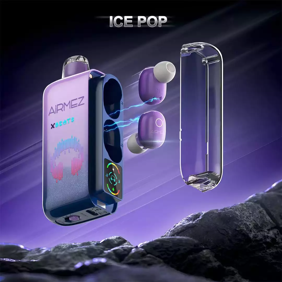 Ice Pop AIRMEZ XBEATS 40000 - Cool Mint - Image 1