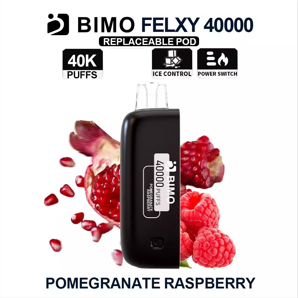 POMEGRANATE RSPBERRY2 BIMO FELXY 40000 Pod - Pomegranate Raspberry - Image 1