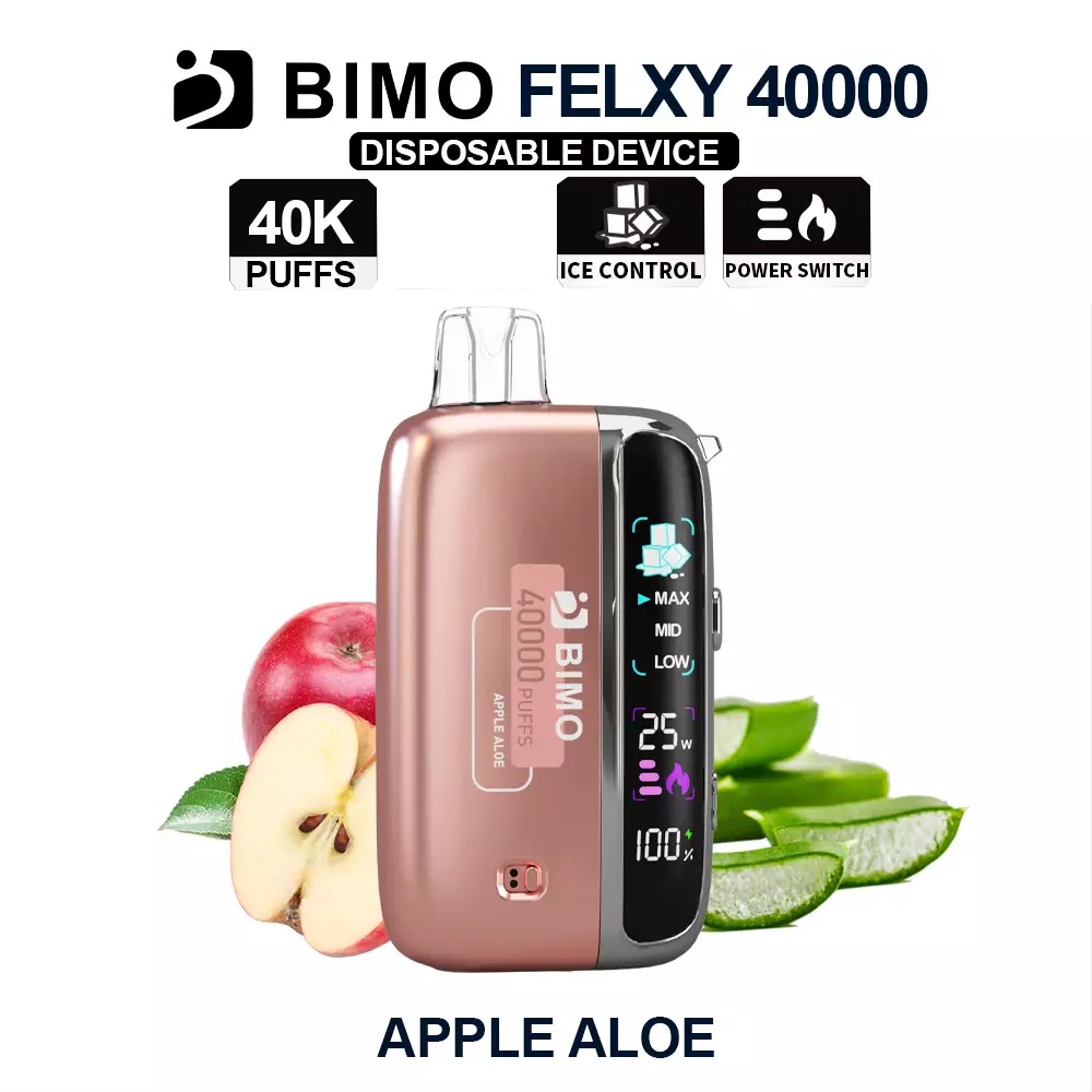 applealone 1 BIMO FELXY 40000 Kit - Apple Aloe - Image 1