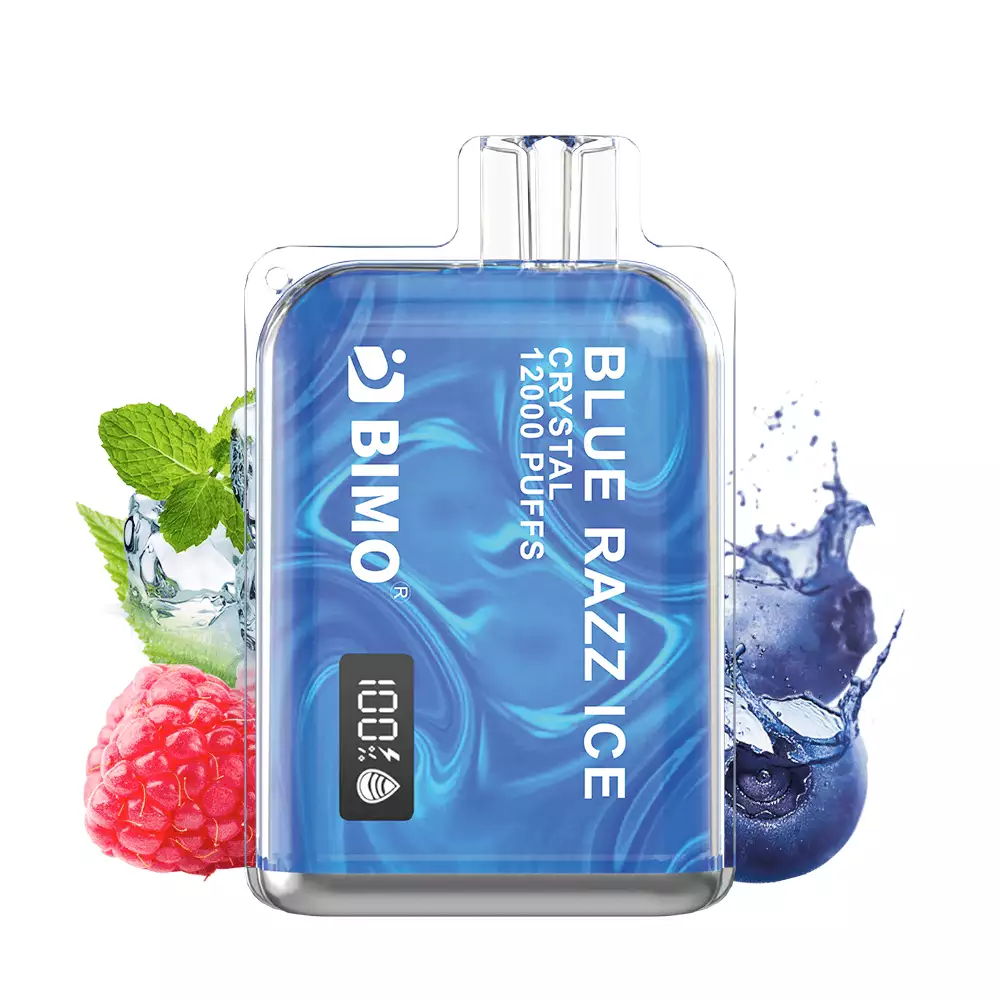blue-razz-Ice BIMO CRYSTAL 12000 - Blue Razz Ice - Image 1