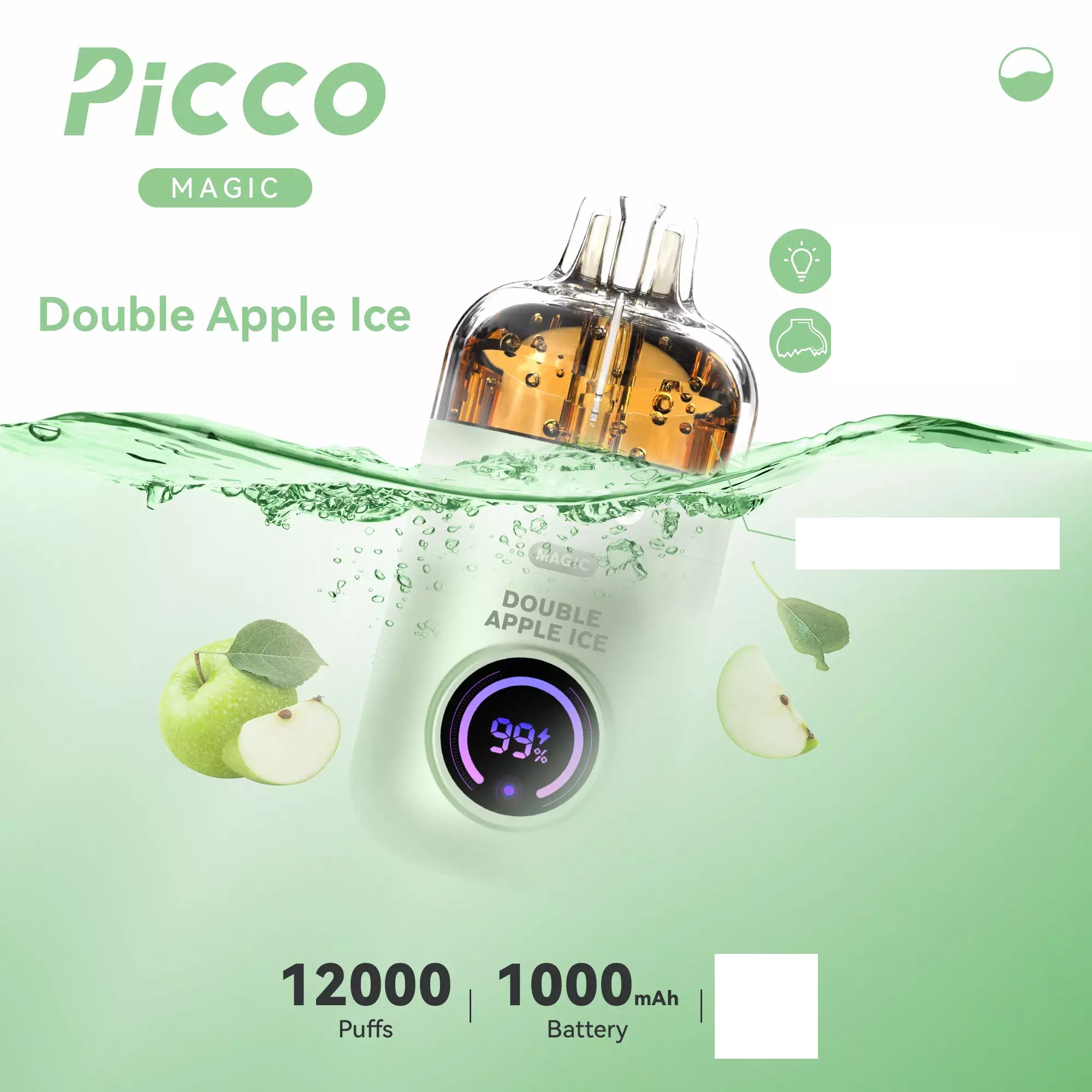 Double Apple Ice PICCO MAGIC 12000 - Double Apple Ice - Image 1