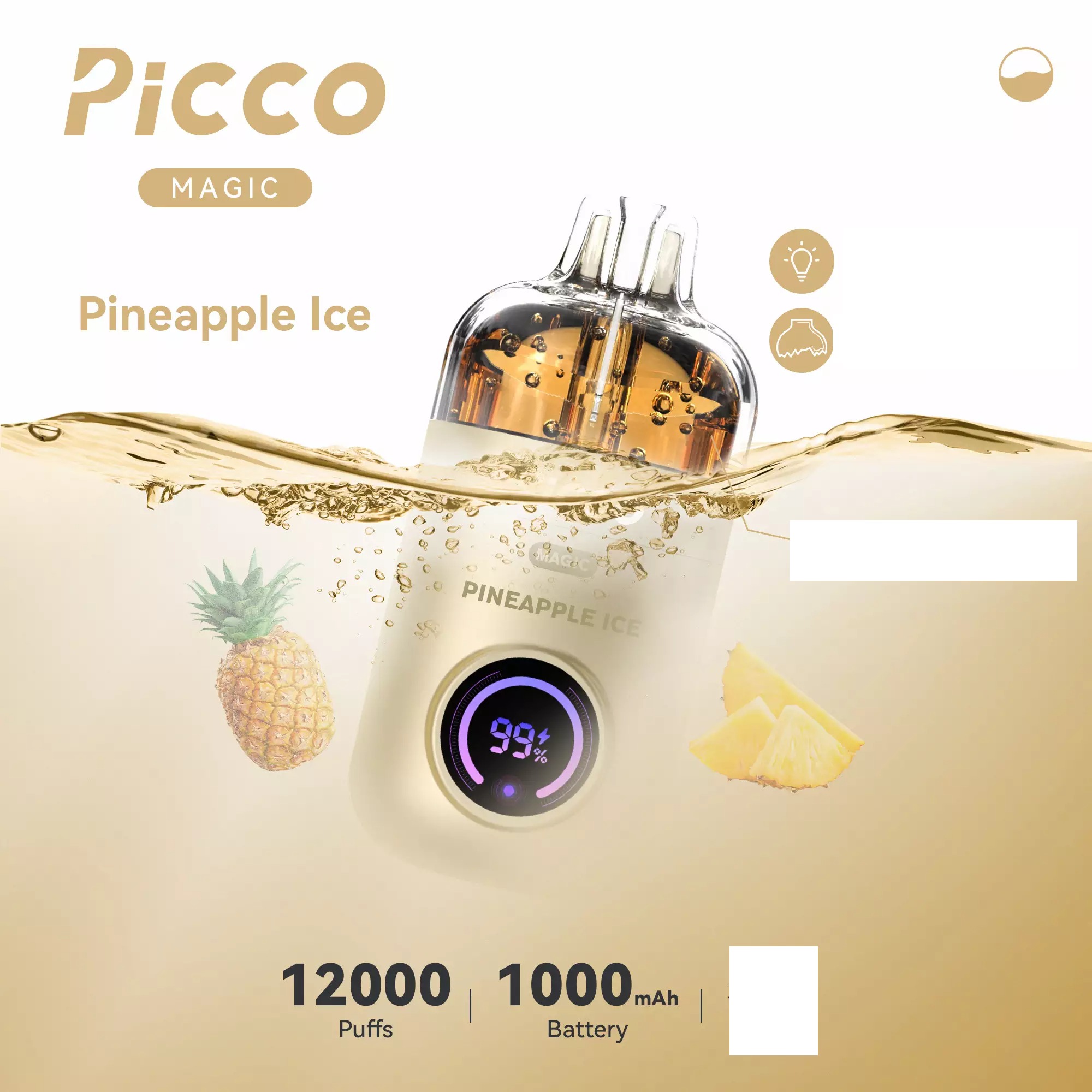 Pineapple Ice PICCO MAGIC 12000 - Pineapple Ice - Image 1