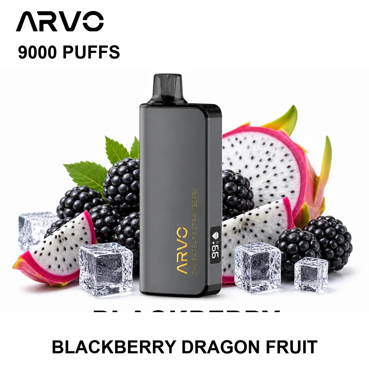 arvo-9000-puffs-blackberry-dragon-fruit ARVO 9000 - Blackberry Dragon Fruit - Image 1
